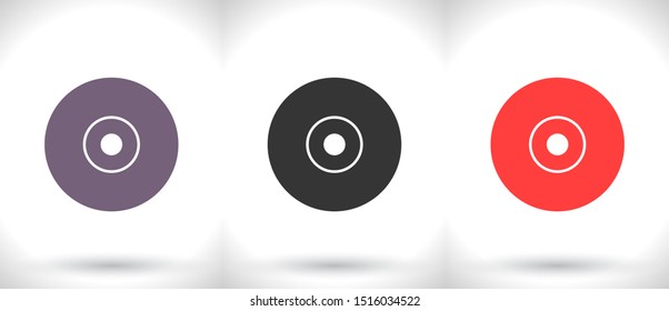 CD drive vector icon . Lorem Ipsum Illustration design