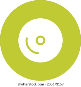 Cd, dvd, disc icon vector image. Can also be used for computer and hardware. Suitable for use on web apps, mobile apps and print media.