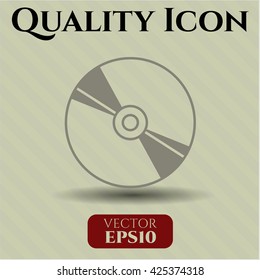 CD or DVD disc symbol