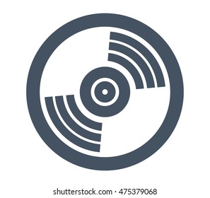 CD or DVD disc vector isolated