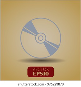 Vektorsymbol für CD- oder DVD-Datenträger