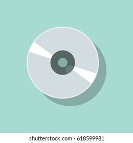 CD or DVD disk vector illustration