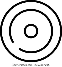 Cd Dvd Hobbies Outline Icon