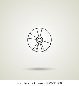 CD or DVD icon.