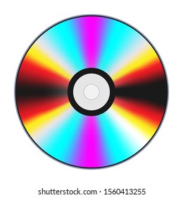 CD, DVD Icon vector art.