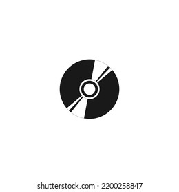cd or dvd icon vector template