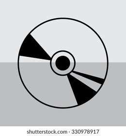 CD or DVD icons 