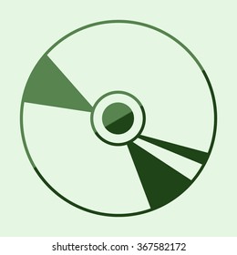 CD or DVD icons 