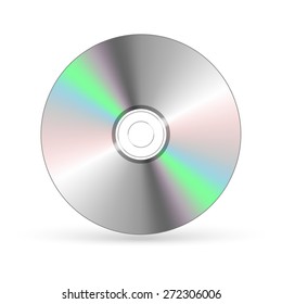 CD / DVD isolated on white