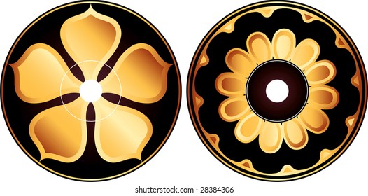 CD - DVD Label Design template