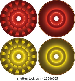 CD - DVD Label Design template