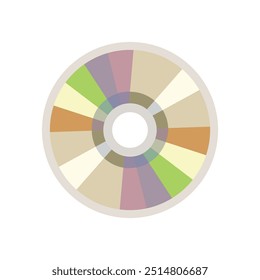 CD DVD retro technology disc vector symbol sign icon vector