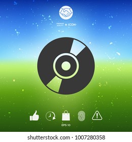 CD, DVD symbol icon