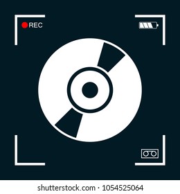 CD, DVD symbol icon