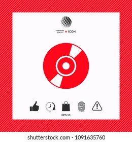 CD, DVD symbol icon