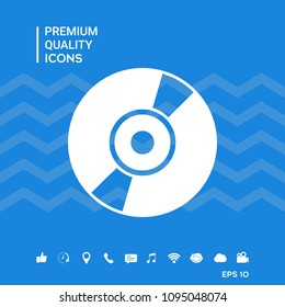 CD, DVD symbol icon