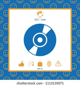 CD, DVD symbol icon