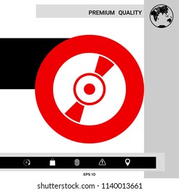 CD, DVD symbol icon