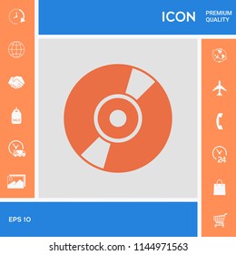 CD, DVD symbol icon