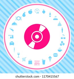 CD, DVD symbol icon
