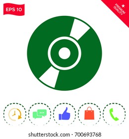 CD, DVD symbol icon