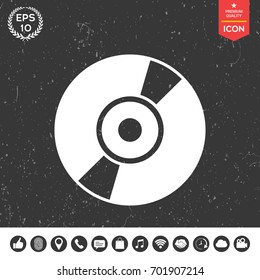CD, DVD symbol icon