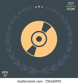 CD, DVD symbol icon