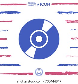 CD, DVD symbol icon