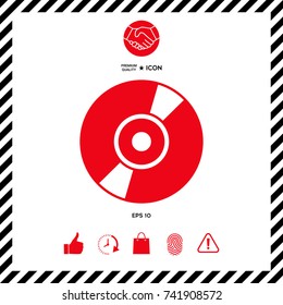 CD, DVD symbol icon