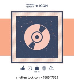 CD, DVD symbol icon