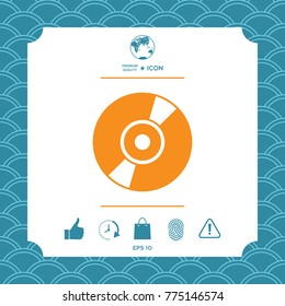 CD, DVD symbol icon