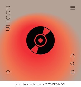 CD, DVD-Symbol. Element für Ihr Design