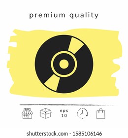 CD, DVD symbol icon. Graphic elements for your design