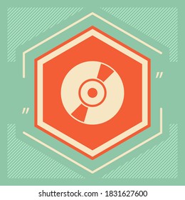 CD, DVD symbol icon. Graphic elements for your design