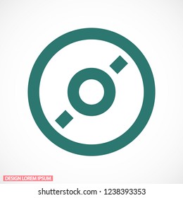 CD or DVD Vector icon