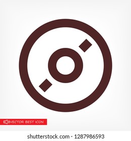 CD or DVD Vector icon