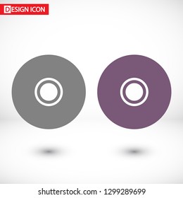 CD or DVD Vector icon