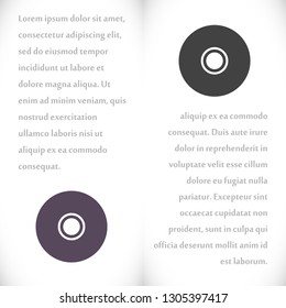 CD or DVD Vector icon