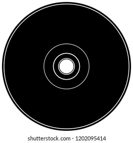 CD DVD Vector Illustration Symbol
