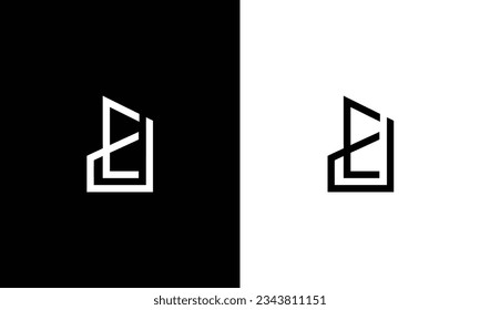 CD ED logo design concept with background. Initial based creative minimal monogram icon letter. Modern luxury alphabet vector design