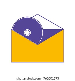CD in envelope icon