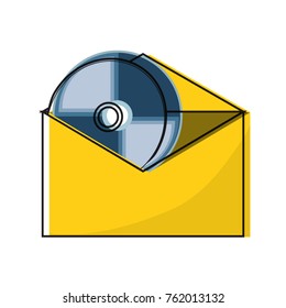 CD in envelope icon