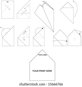 Cd envelope (make a handy package for the disk of paper )