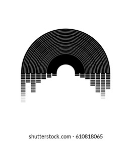 CD and equalizer logo