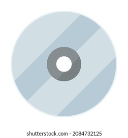 cd flat clipart vector illustration