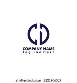 CD Graphic design logo idea simple vector 