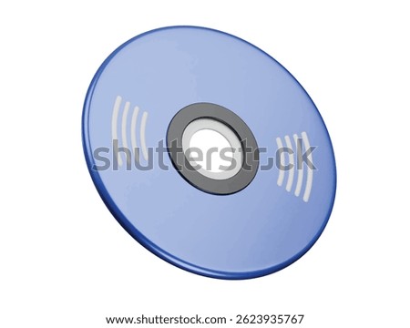  cd icon 3d illustration render