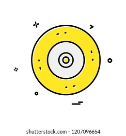 CD icon design vector
