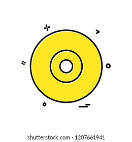 CD icon design vector