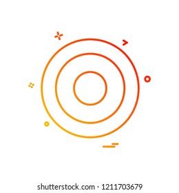 CD icon design vector